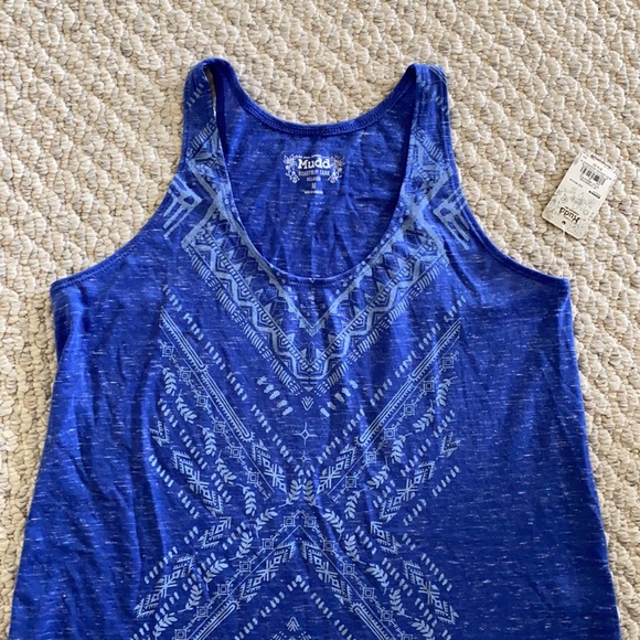 Blue tank top - Picture 2 of 2